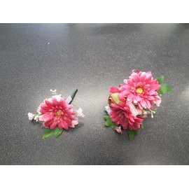 Pretty pink gerbera buttonhole