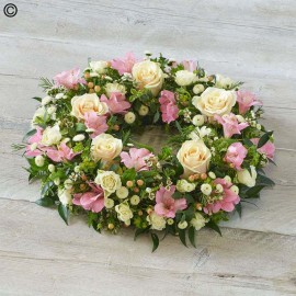 Soft pastel wreath
