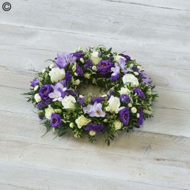Scented blue wreath