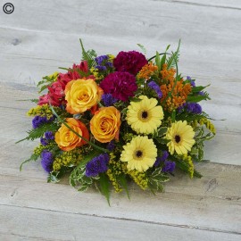 Bold brights posy