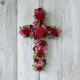 Red and pink cross